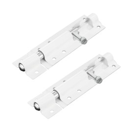 Primes DIY Heavy Duty Tower Bolt White(4"), Door Lock Bolt, Strong White Coated Door Barrel Bolt, Durable Slide Bolt for Increasing Security on Garden,Tard Gates & Shed Doors - 2 Pics