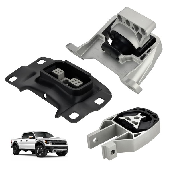 BDFHYK 3PCS Engine Motor and Trans Mounts Compatible with Ford