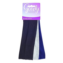 Goody Ouchless Hairwrap Comfort, 2 Inches, 3 Count
