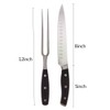 Carving Knife and Fork Set - with 8" Carving Knife