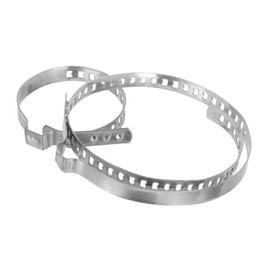 iplusmile 2pcs Stainless Steel Drive Shaft Boot Clamps Adjustable Multi Crimp Bands for Cars Atv Utv Protecting Axle Ball Cage Components