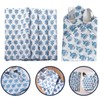 CPC Cloth Napkins Set of 6 Cotton Printed Dinner Block