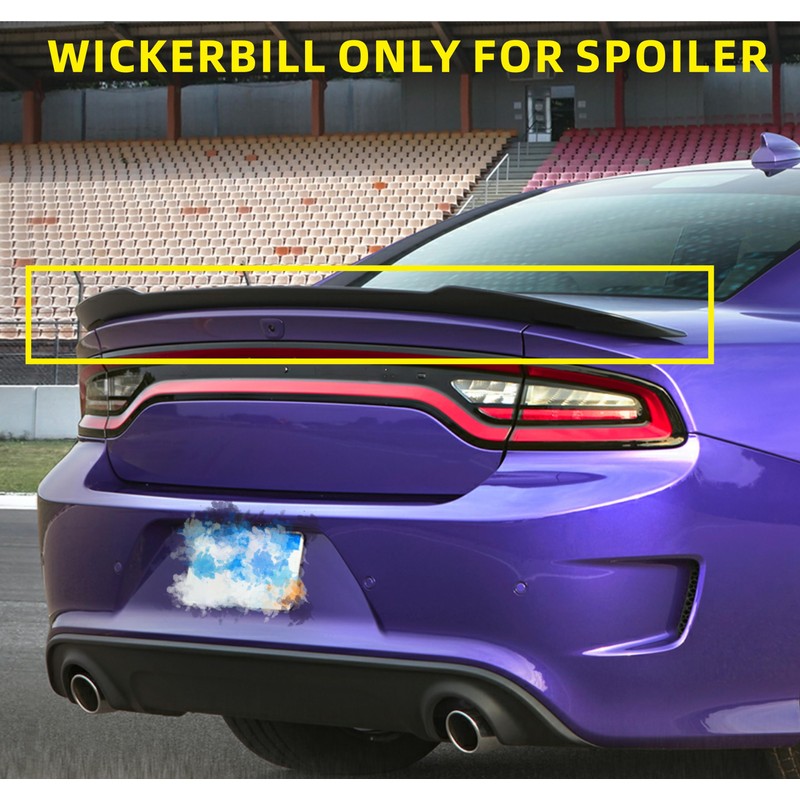 Only Wickerbill Gurney Flap Extension for Dodge Charger SRT Hellcat