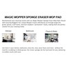 Magic Mopper 4.5" x 10" Heavy Duty Mop Floor Cleaning