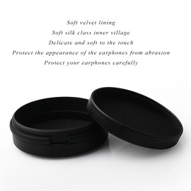 IEMs Case,Mini Portable Earphone Case, Waterproof Aluminum Alloy Housing Headphone Case for Travel, Protective, Water Resistant, Crash Proof,Lightweight Universal Carrying Bag