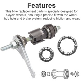 Hugexpen Bike Replacement Parts Rear Coaster Brake Hub Bearings 7/32" x 9 (2PCS) and 1/4" x 7 (1PCS) for Bicycle Wheels, Kids Bicycles, Lowrider Bikes, Stretch Bicycles, Beach Cruiser and Chopper Etc
