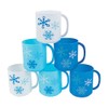 Fun Express Set of 12 Pieces Plastic Winter Mugs, Holds