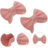 2 Pairs Silicone Bowknot Pot Handle Holders – Pink and