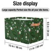OMFUNS Sports Golf Rectangle Storage Basket Golf Ball Foldable Storage