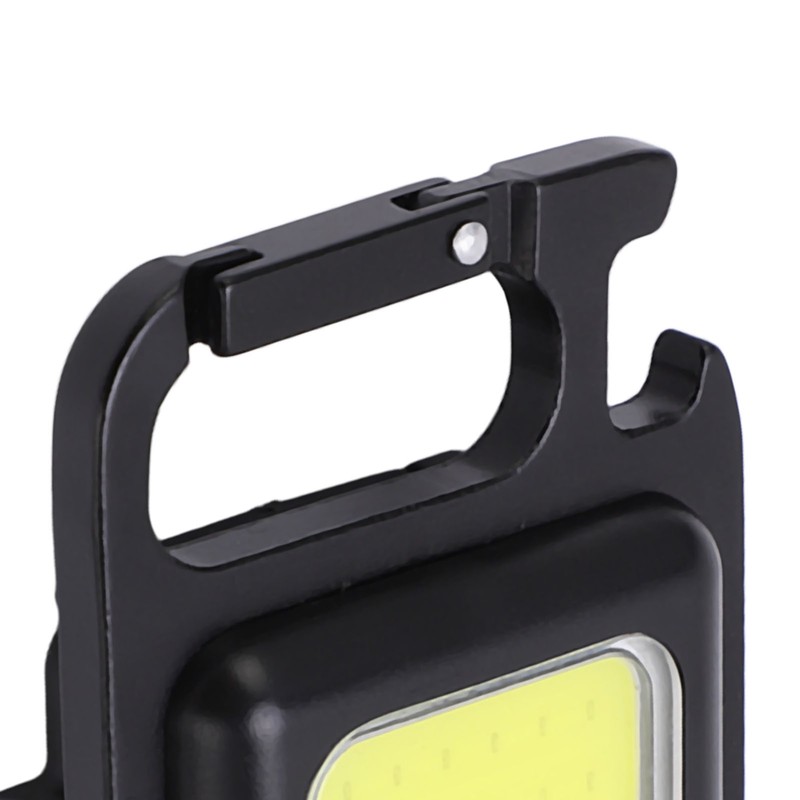 Mini Flashlight 500lm Lighting Portable USB Charging 180° Folding Handle