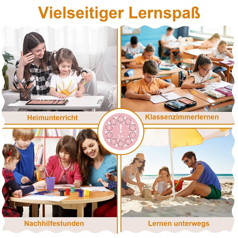 9 Pieces Maths Fidget Spinner: Math Toys for Kids, Educational