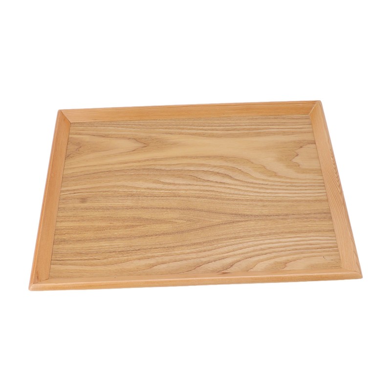 Rectangle Wood Tray Multifunctional Serving Tray for Fruit Food Pizza