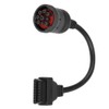 9 Pin to OBD2 Adapter Cable J1939 Duty Truck Diagnostic