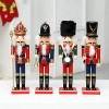 O-Toys Wooden Nutcracker Ornaments Christmas Decoration Figures Puppet Home
