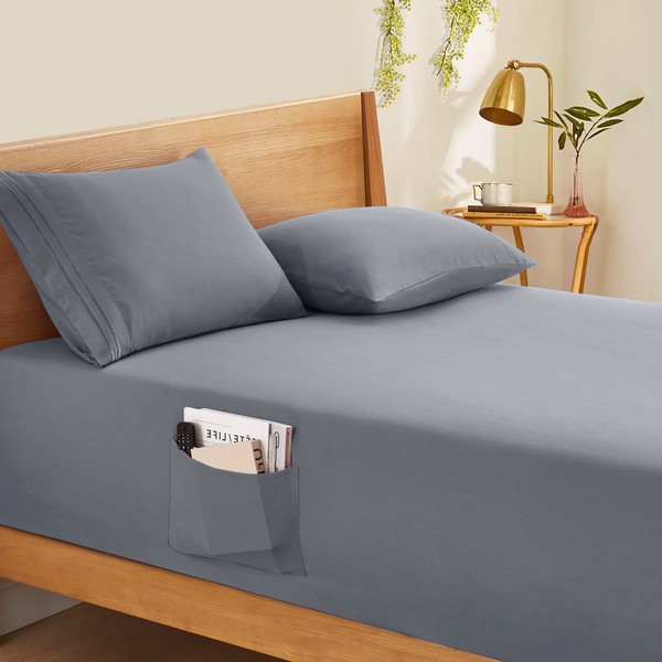 Horbaunal Extra Deep Pocket King Fitted Sheet Only - Fits