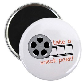 CafePress Sneak Peek Magnets 2.25" Magnet (100 pack)