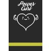 Power Girl Bodybuilding Log Book: Powerlifting Notebook Training Journal Gym