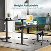 Elevon Electric Standing Desk Height Adjustable, 63x 24 Inch Sit