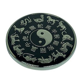 Poker Weight Chinese New Year Zodiac Commerative Black Coin (Horse)