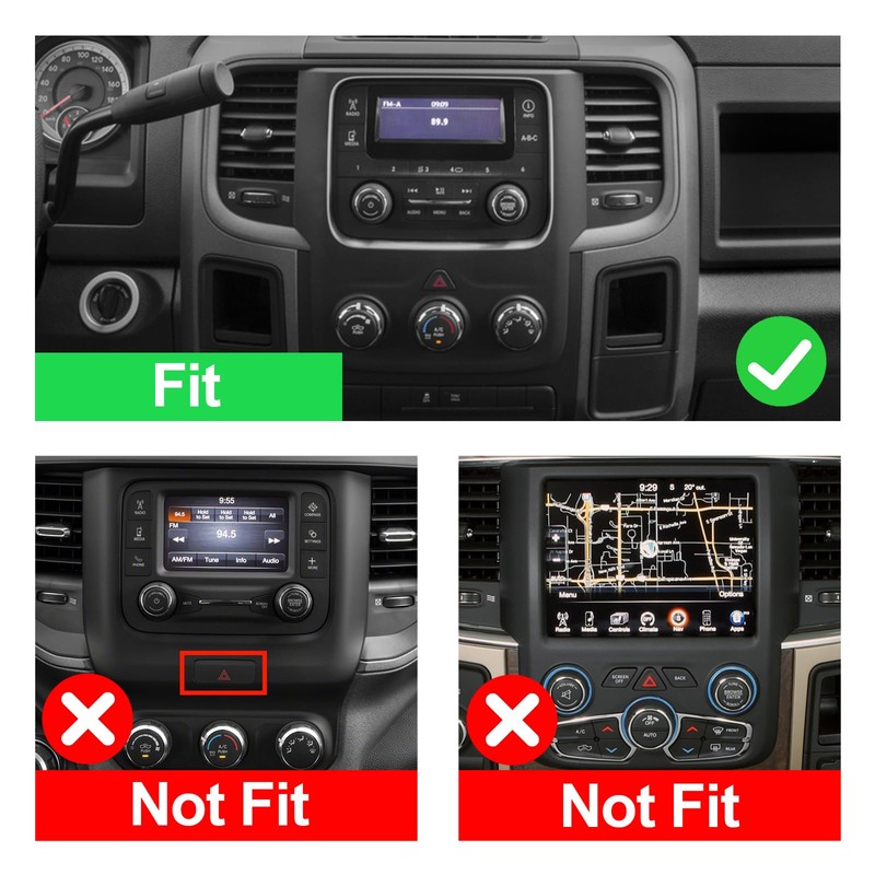 2+32G Android 13 Double Din Car Stereo for Dodge RAM