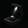 Caja de anillo de luz LED, de joyería de joyería