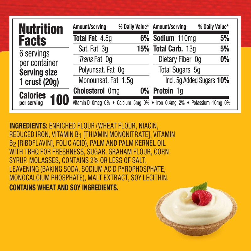 Keebler Ready Crust, 4 Oz, 6 count (Pack of 12)