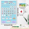 Educational Calendar and Weather Pocket Chart Set for Kids -