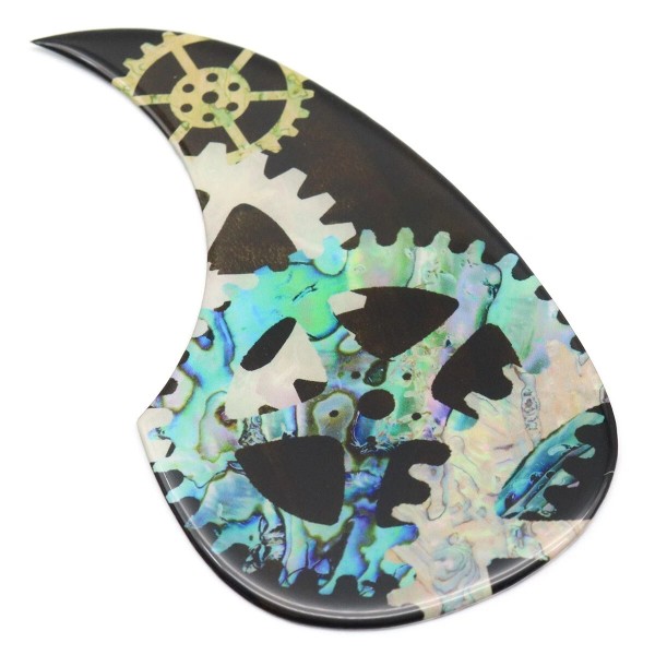 ARM Water Droplet Shape Acoustic Guitar Pickguard Thick Self-adhesive Gear