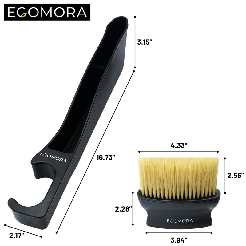 Car Seat Gap Filler Organizer with Bonus Interior Cleaning Brush-