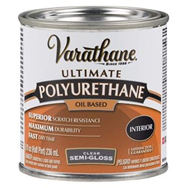 Varathane Oil-Based Ultimate Polyurethane, Half Pint, Semi-Gloss Finish