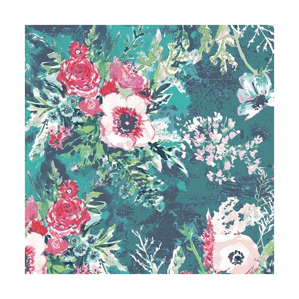 Art Gallery Fabrics Aquarelle Impressionish Wash Fresh Floral 76750 Art