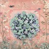 4-layer Professional Mahjong Tiles American Set 160-tile Pale Blue Acrylic