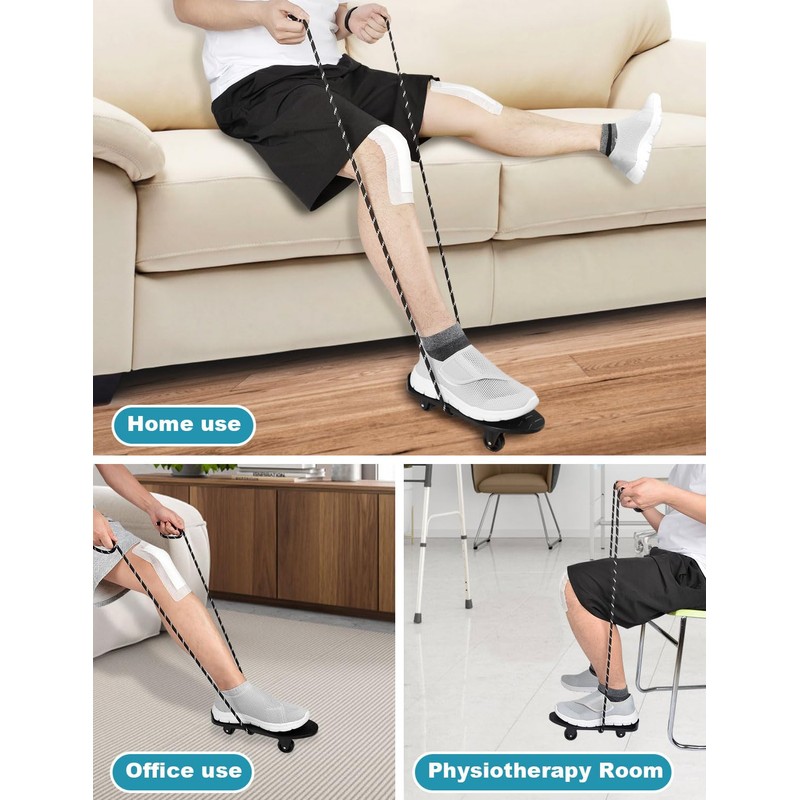 Lamborsafe Knee Glide for Knee Replacement Recovery Aids Kit Knee
