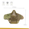 OneTigris Foldable Half Face Mask Mesh Mask for Airsoft Paintball