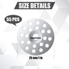 AIEX 55pcs 1 Inch Plaster Wall Repair Washers, Steel Zinc