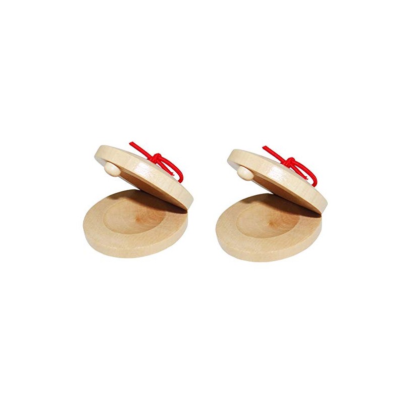 origin Wooden Castanets Hand Friendly Educational Castanets for Kindergarten Elementary