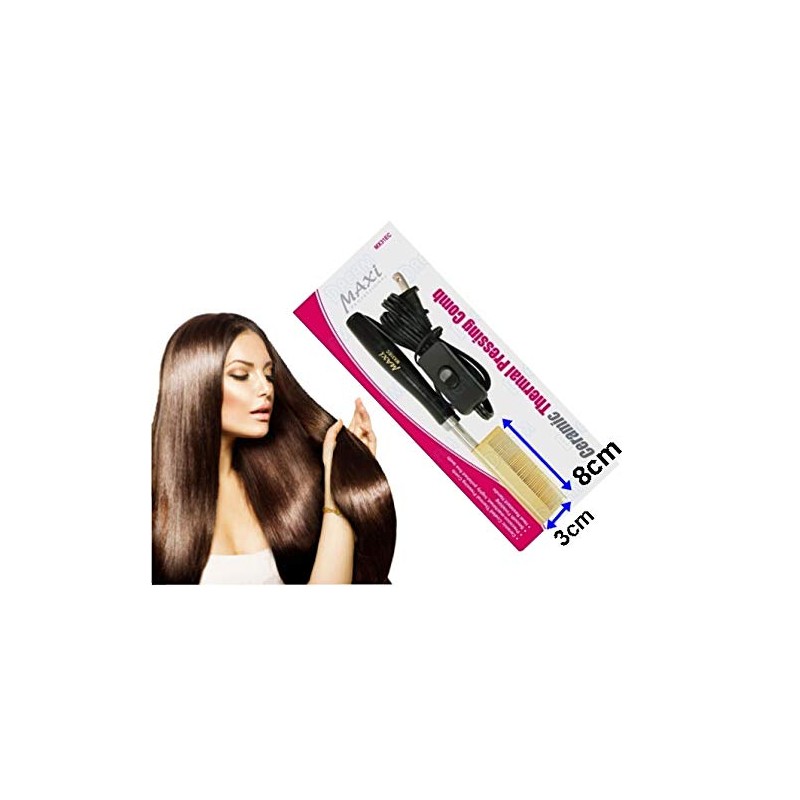 Stove Heating Comb Hair Straightening Hot Comb Curling Iron Heated