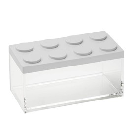 OMADA Design - 1.5L Rectangular Brick Food Container with Stackable Lid and High Quality Clear Container - Brickstore Line