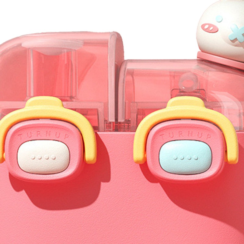 Kawaii Water Bottle Fashion Plastic Double Drinking Water Bottle with