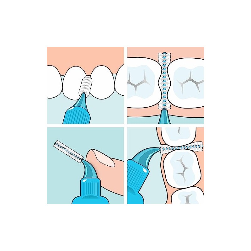 TePe Extra Soft Blue 0.5mm ISO 3 Interdental Brush -
