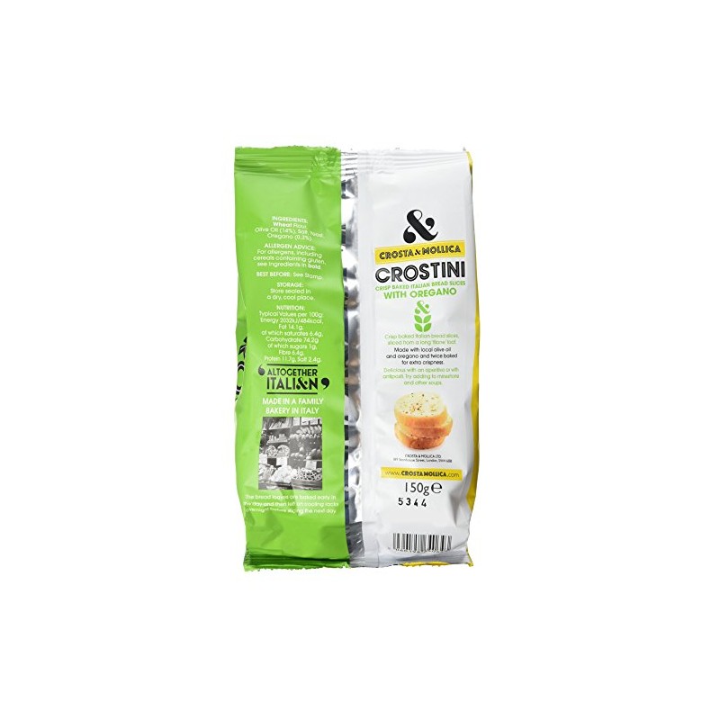 Crosta & Mollica Crostini with Oregano, 150g