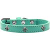 Dog, Puppy & Pet Widget Fashion Collar, "Silver Fleur De