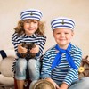 egniFurn Navy Sailor Cosplay Kit - 3 PCS Adjustable Hat,