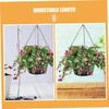 Kisangel 6pcs Heavy Duty Metal Hanging Basket Chain Set Weatherproof