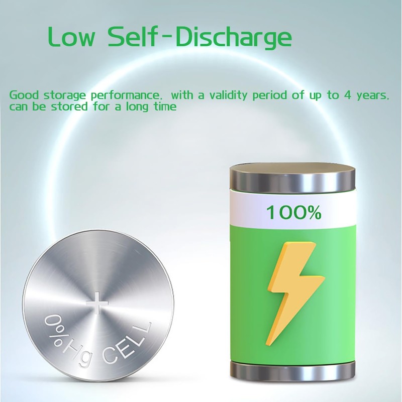 Cotchear 10pcs AG1 Battery LR621 364 Watch Battery 1.55V 364