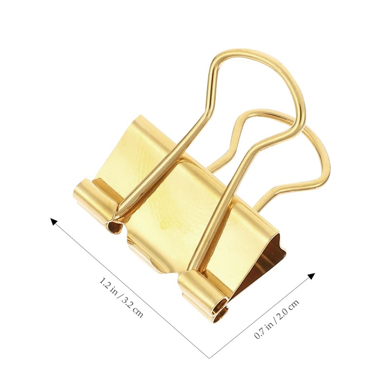Operitacx 1 Box Elliot Folder Clips Paper Clip Colourful Binding