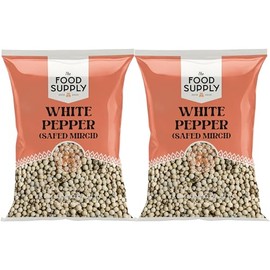 White Pepper Whole 2x100g - Finest Premium Quality | 100% All Natural | No additives or preservatives