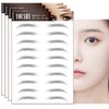 YOUSHY 4d6d Temporary Eyebrow Tattoos, Eyebrow Stickers, Art Makeup, 40