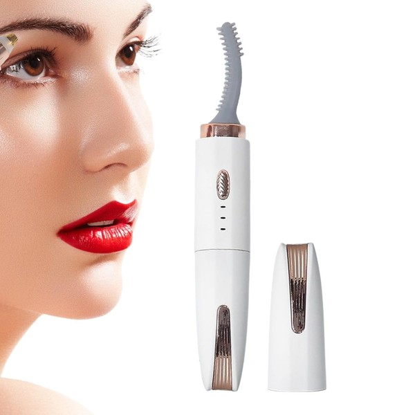 Rechargeable Heated Eyelash Curler, 3 Temperature Modes Fast Heating Eyelash