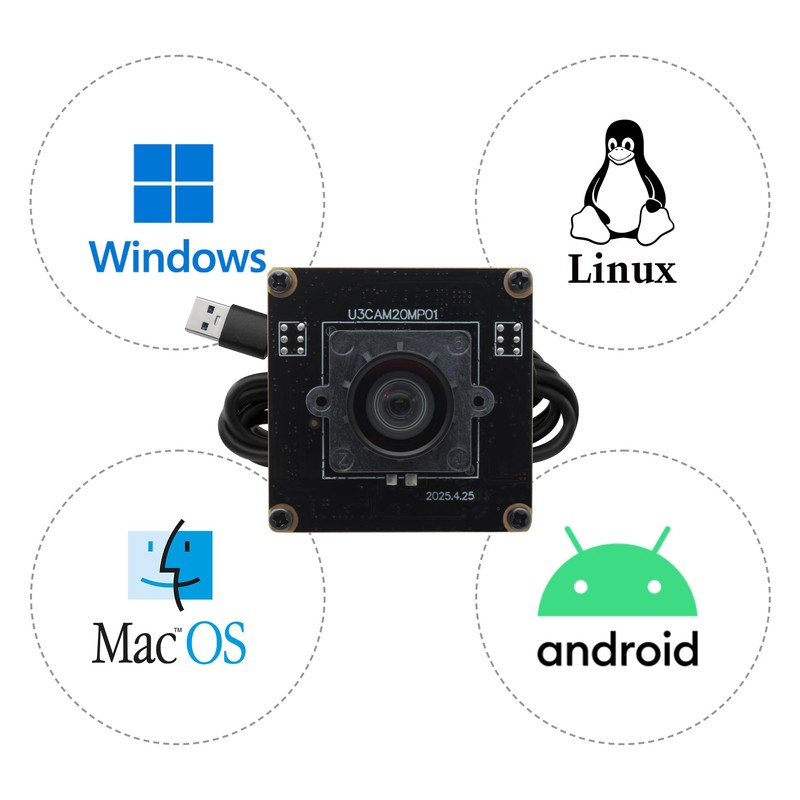 SVPRO 20MP USB3.0 Camera Module, 5K Webcam Board for Computer
